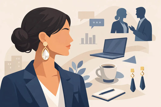 Statement Earrings for Professionals at Work