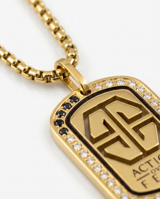 B1: Vision Tag Necklace - Gold