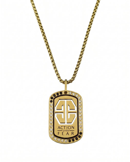B1: Vision Tag Necklace - Gold