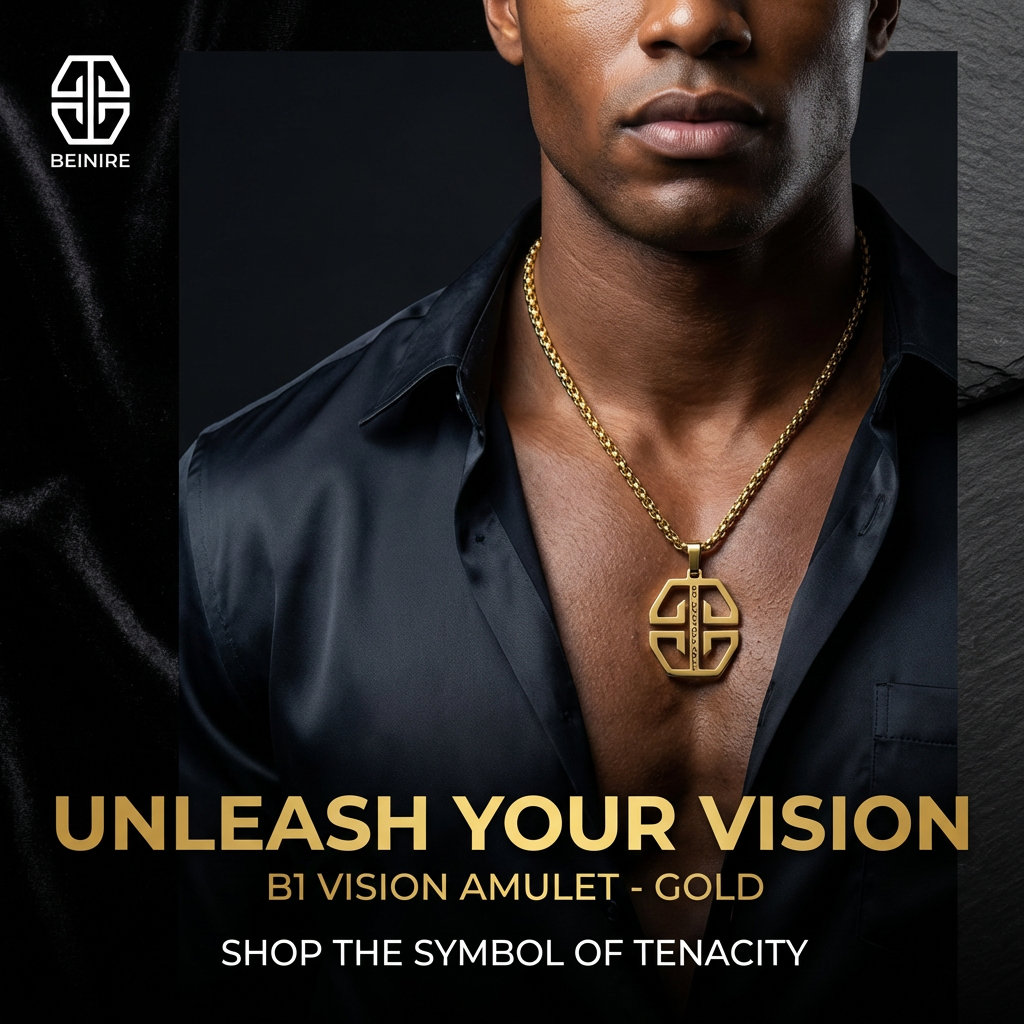 B1: Vision Amulet Necklace - Gold