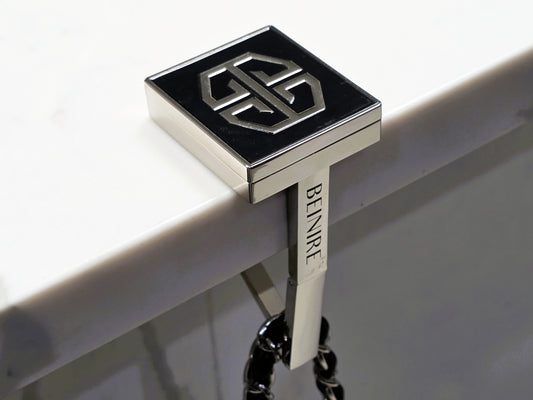 B3:  Lady Lena Luxury Handbag Holder - Silver