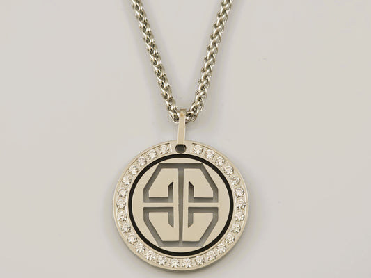 B1: Vision Medallion Necklace - Silver