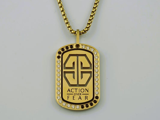 B1: Vision Tag Necklace - Gold