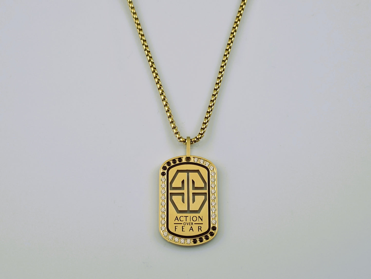 B1: Vision Tag Necklace - Gold
