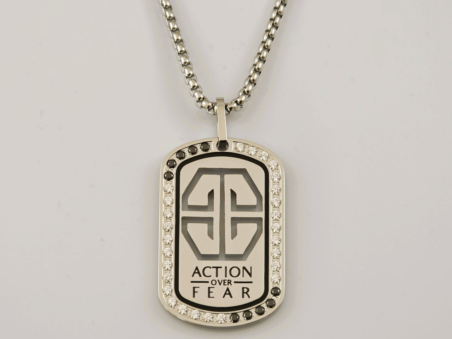 B1: Vision Tag Necklace - Silver