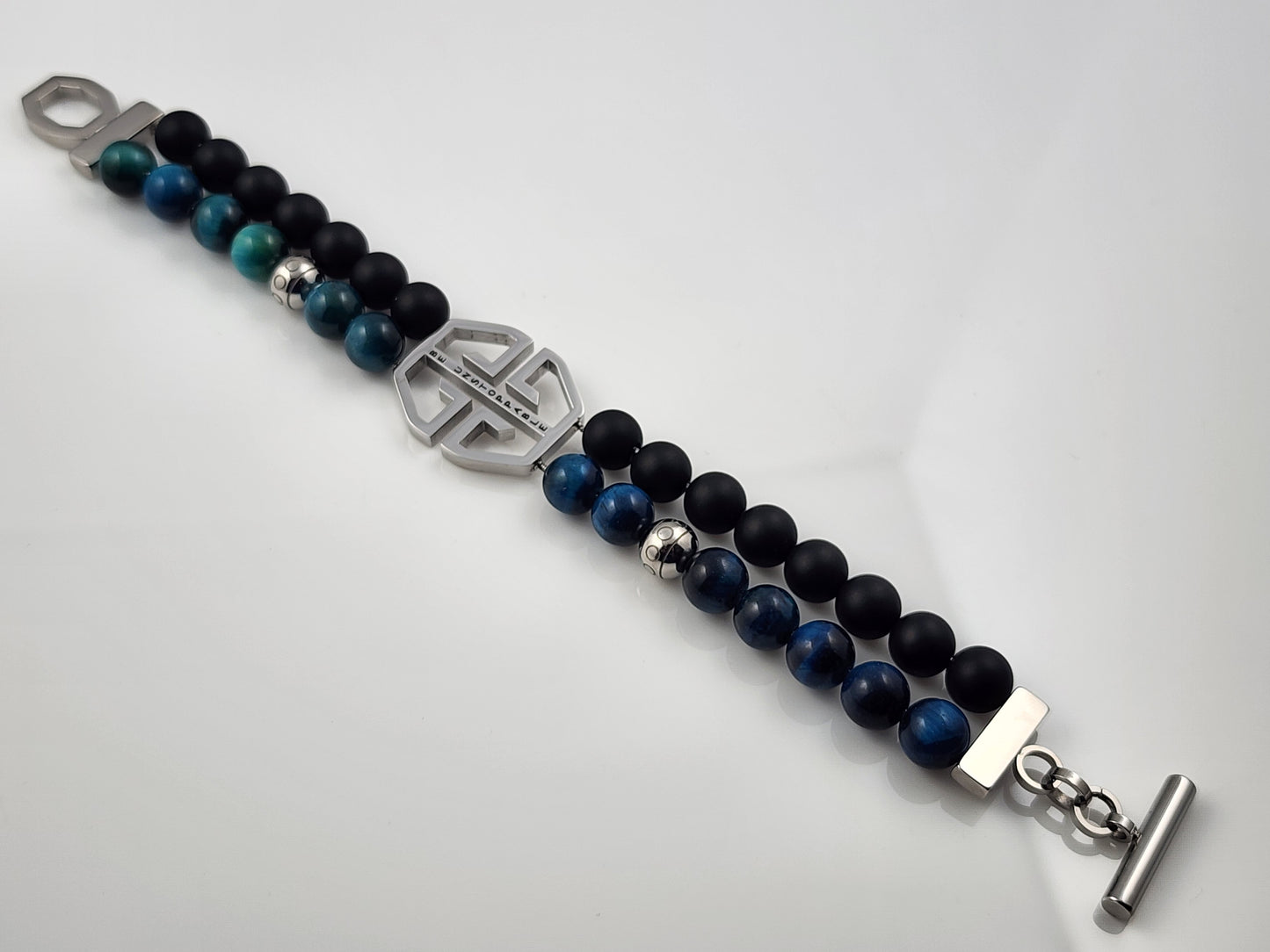 Beinire Tenacity Bracelet - Blue Tiger Eye & Silver